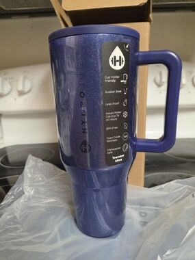 Rare 40 Oz HydroJug Travel Mug with Handle In Glam